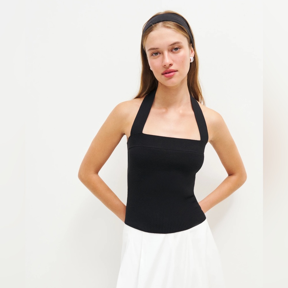 NEW W TAGS Reformation Galina Cotton Sweater Tank